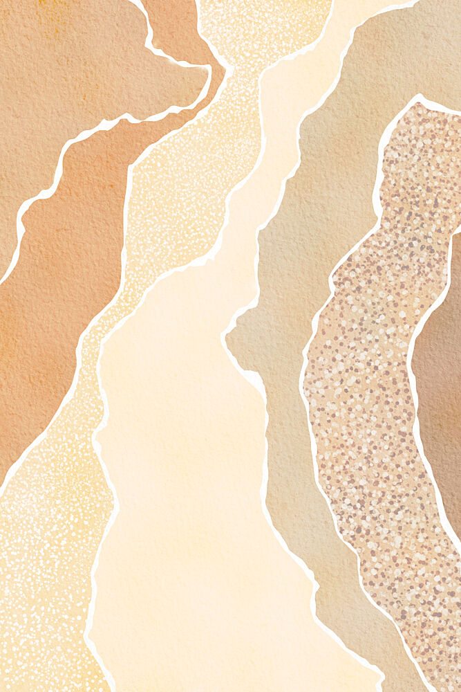 Earthy Abstract Waves art print by Melloi Art Prints for $57.95 CAD