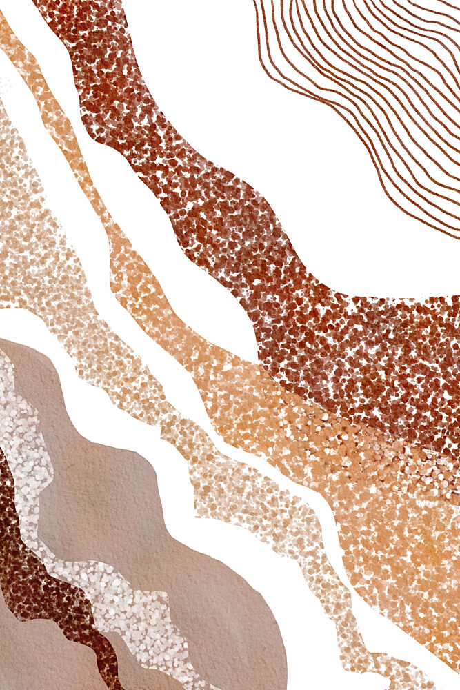 Warm Earth Abstract art print by Melloi Art Prints for $57.95 CAD