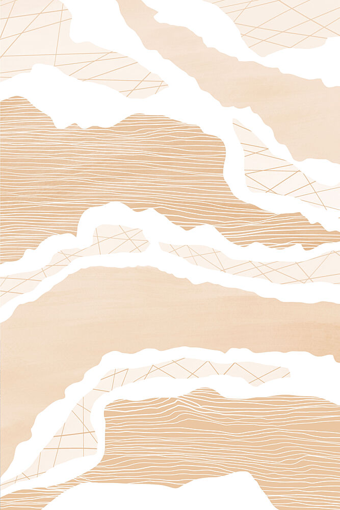 Abstract Neutral Organic Shapes art print by Melloi Art Prints for $57.95 CAD