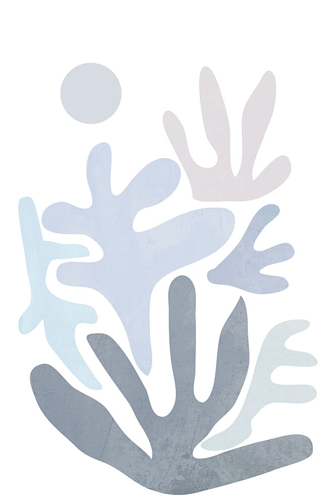 Muted Organic Forms art print by Melloi Art Prints for $57.95 CAD