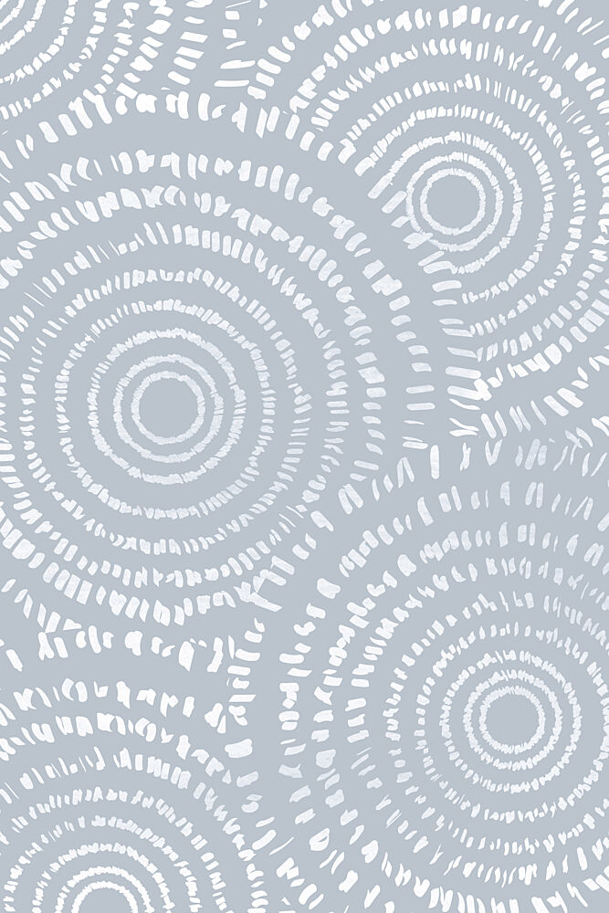 Hand Drawn Circles art print by Melloi Art Prints for $57.95 CAD