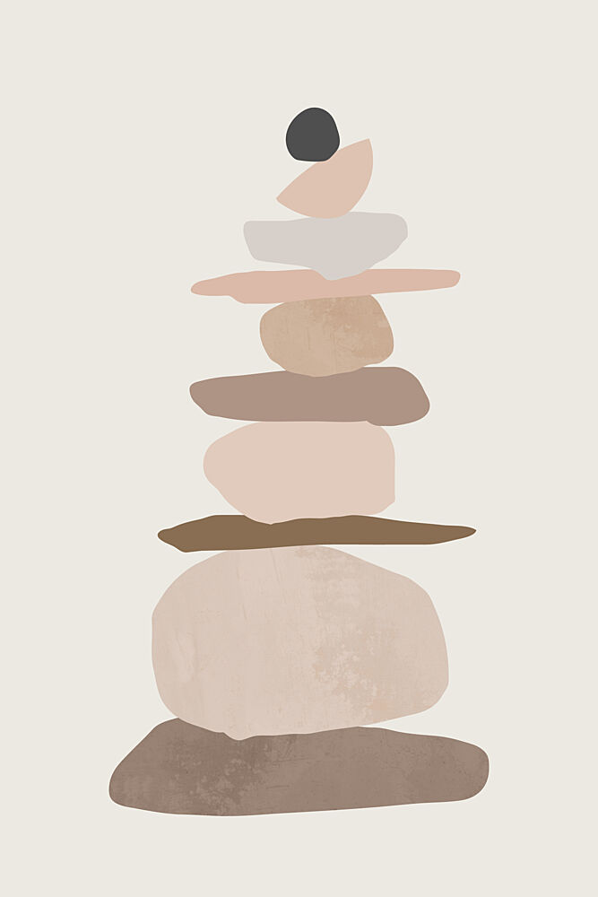 Balanced Stone Stack art print by Melloi Art Prints for $57.95 CAD