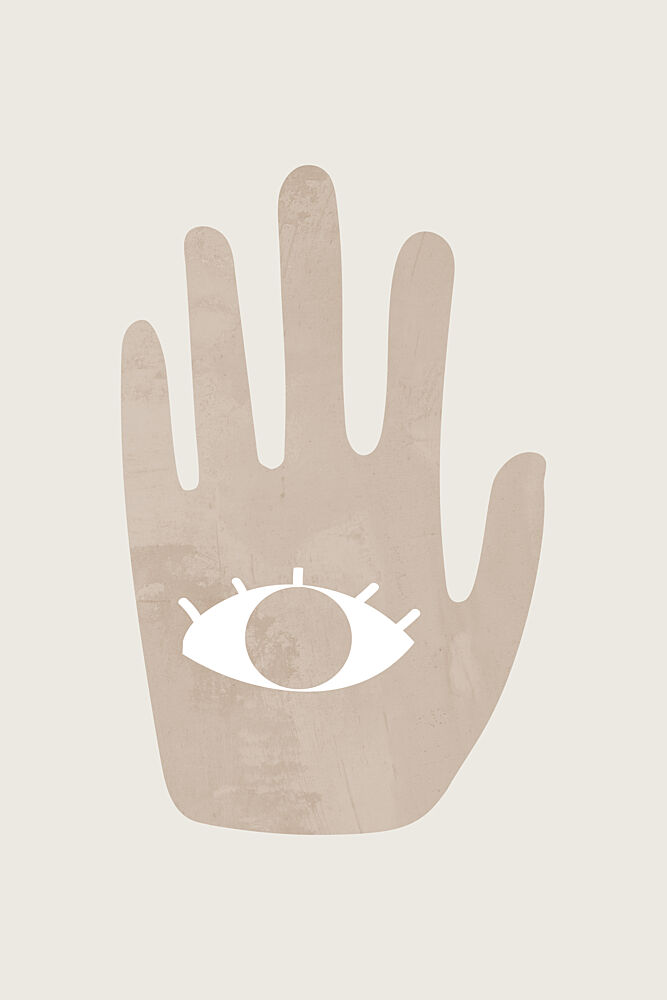 Mystic Hand Eye art print by Melloi Art Prints for $57.95 CAD