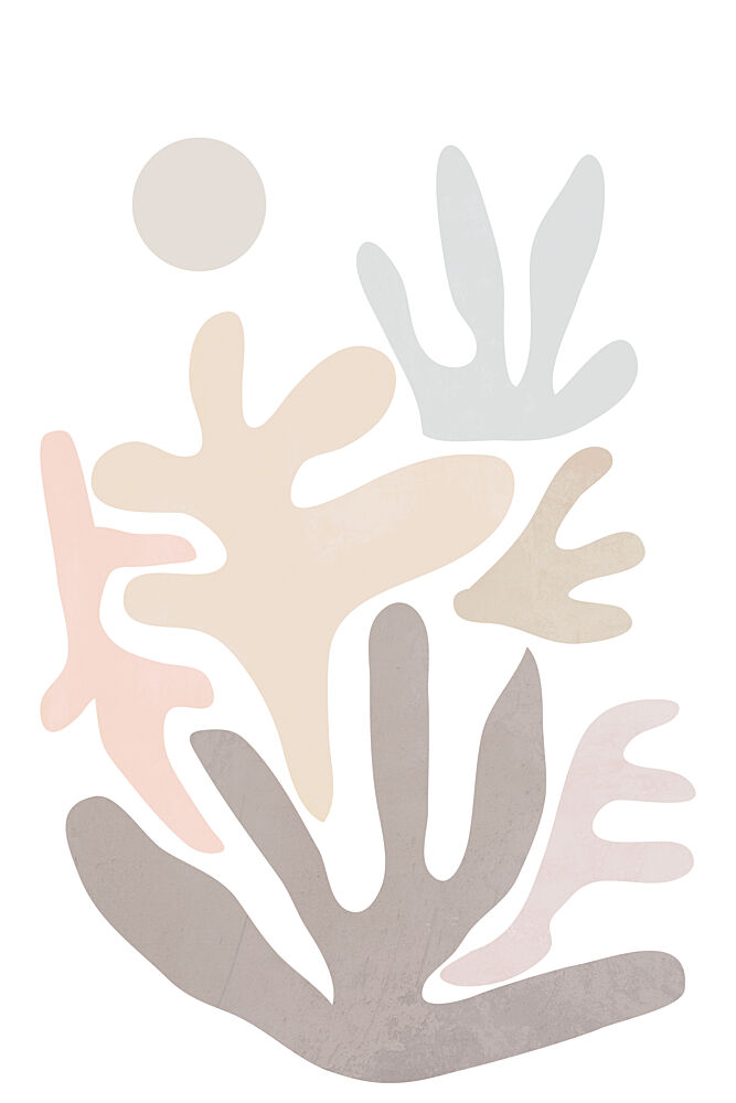 Abstract Nature Shapes art print by Melloi Art Prints for $57.95 CAD
