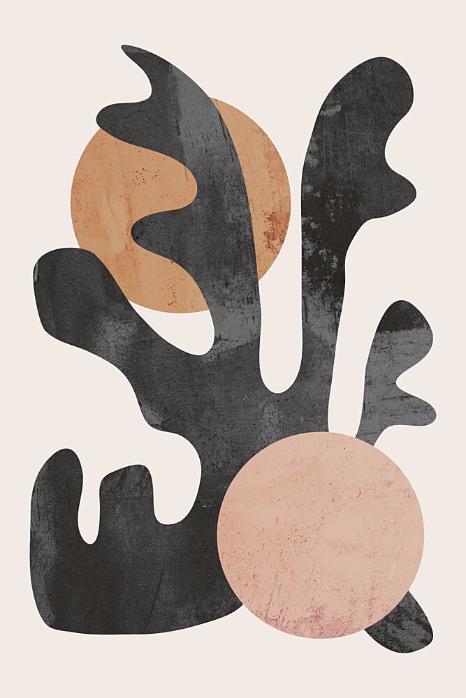Muted Organic Forms art print by Melloi Art Prints for $57.95 CAD