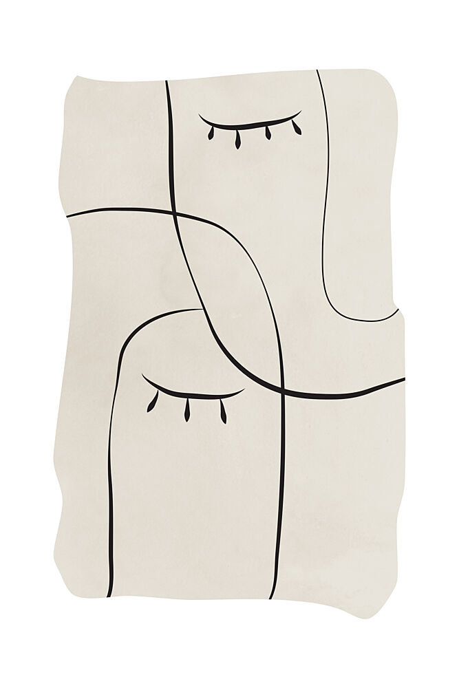 Serene Abstract Faces art print by Melloi Art Prints for $57.95 CAD