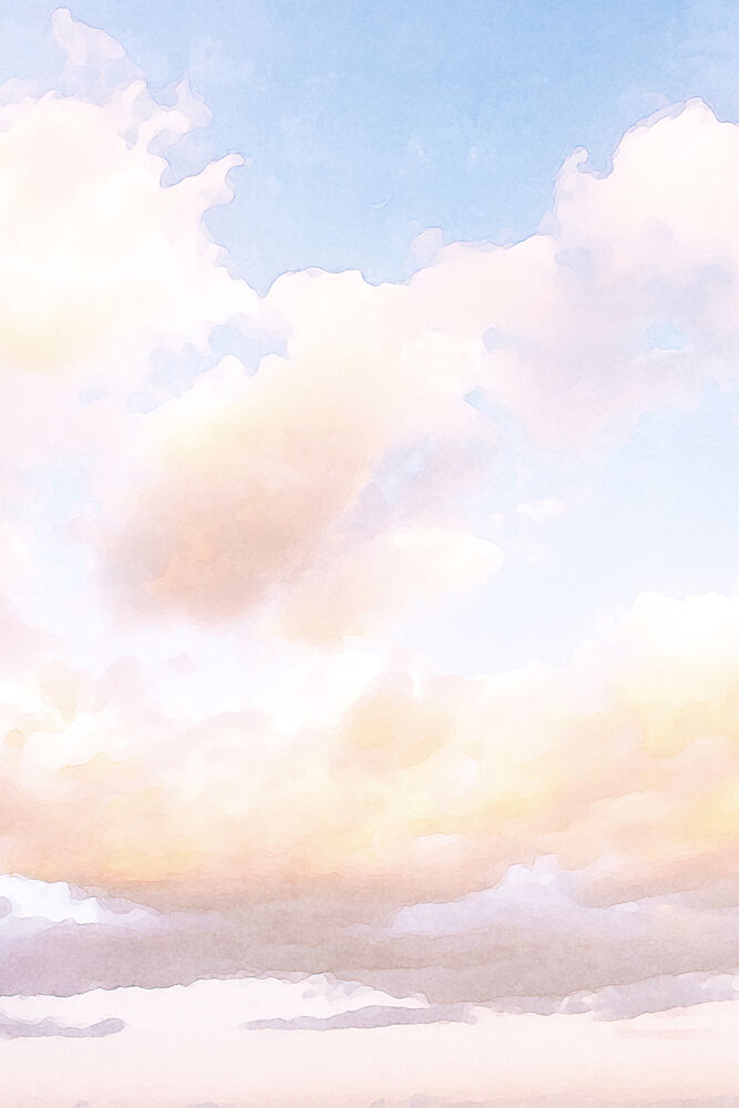Dreamy Pastel Sky art print by Melloi Art Prints for $57.95 CAD