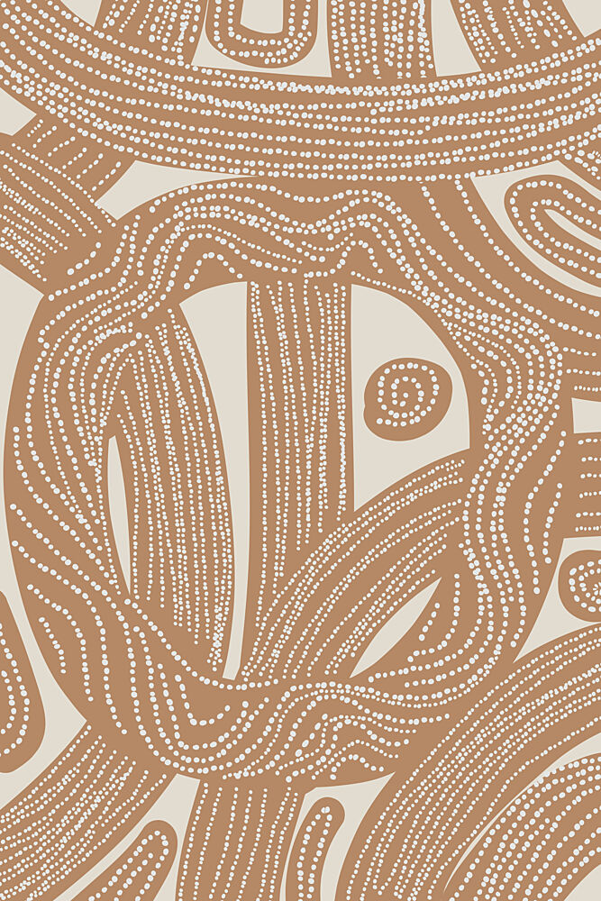 Indigenous Earth Pattern art print by Melloi Art Prints for $57.95 CAD