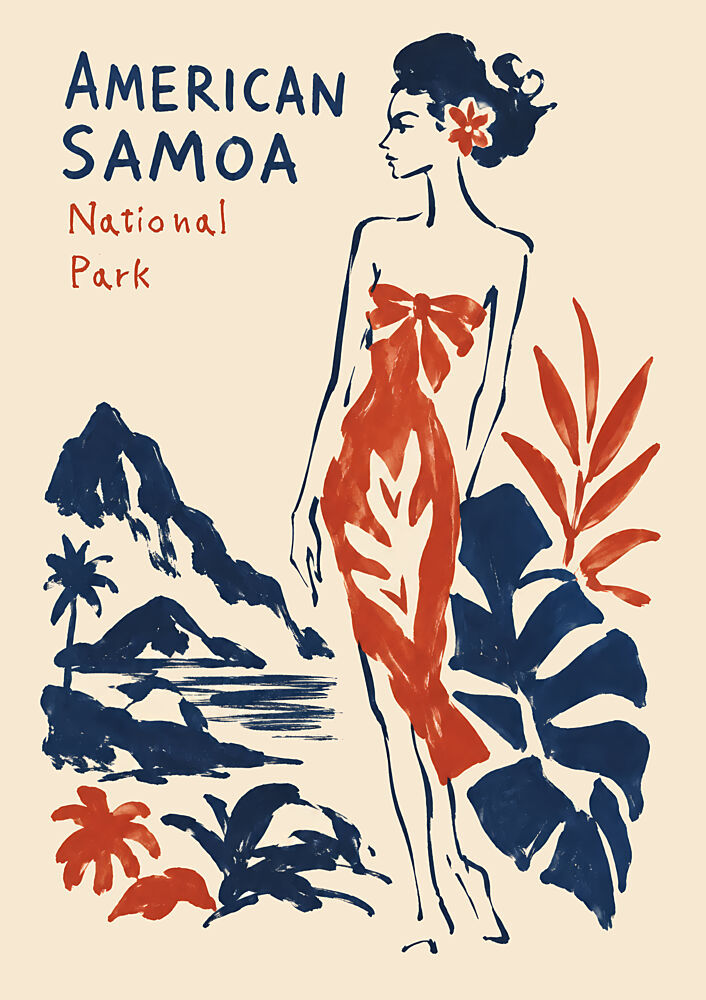 American Samoa Tropical Beauty art print by Patryk Krygowski for $57.95 CAD