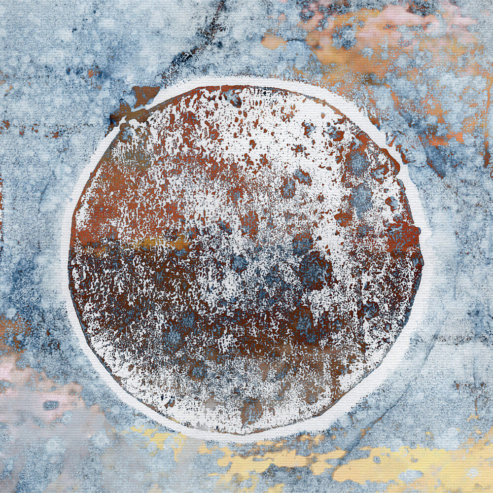 Celestial Grunge Orb art print by Dina Dankers for $57.95 CAD