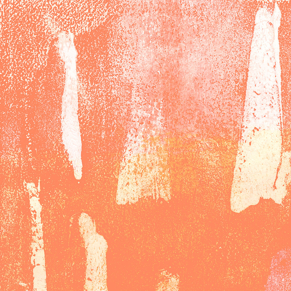 Abstract Orange Brushstrokes art print by Dina Dankers for $57.95 CAD