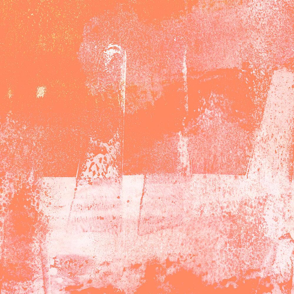 Faded Orange Grunge art print by Dina Dankers for $57.95 CAD