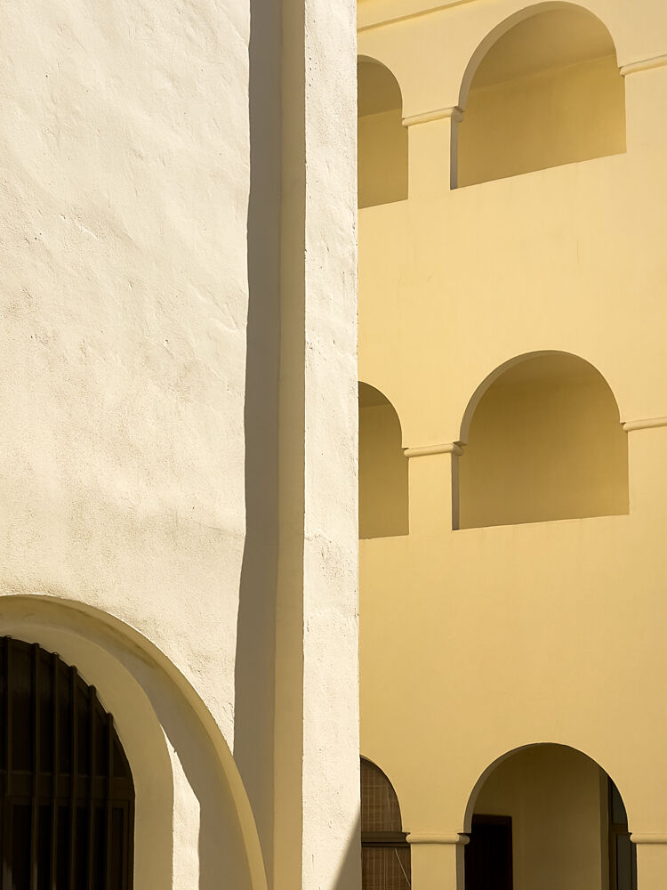 Yellow Arches and Light art print by Monika Juhasz for $57.95 CAD