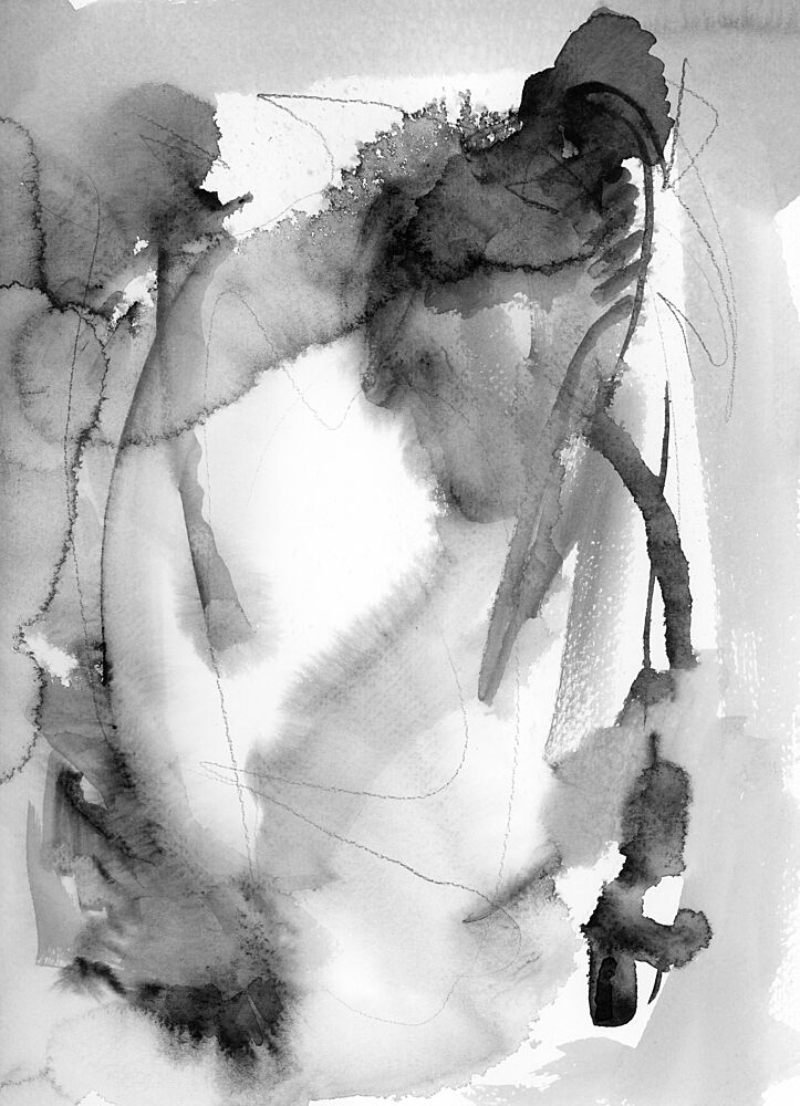 Fluid Ink Abstract art print by Ghazal Riyazi for $57.95 CAD