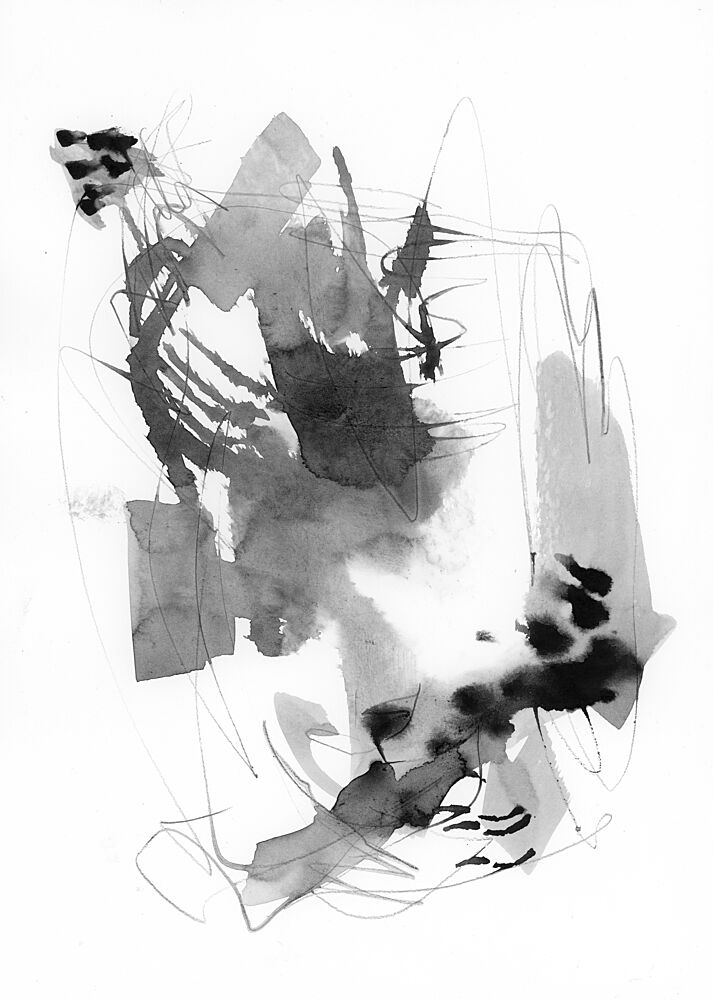 Dynamic Ink Wash art print by Ghazal Riyazi for $57.95 CAD