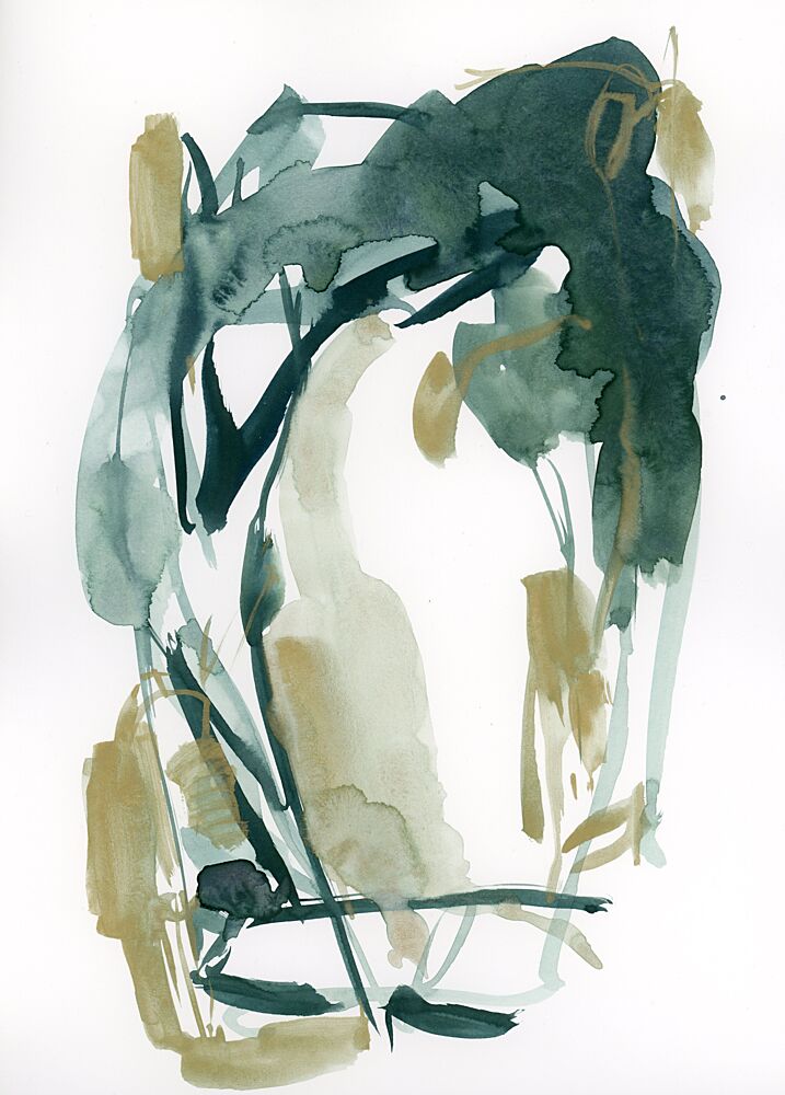 Deep Green Botanicals art print by Ghazal Riyazi for $57.95 CAD