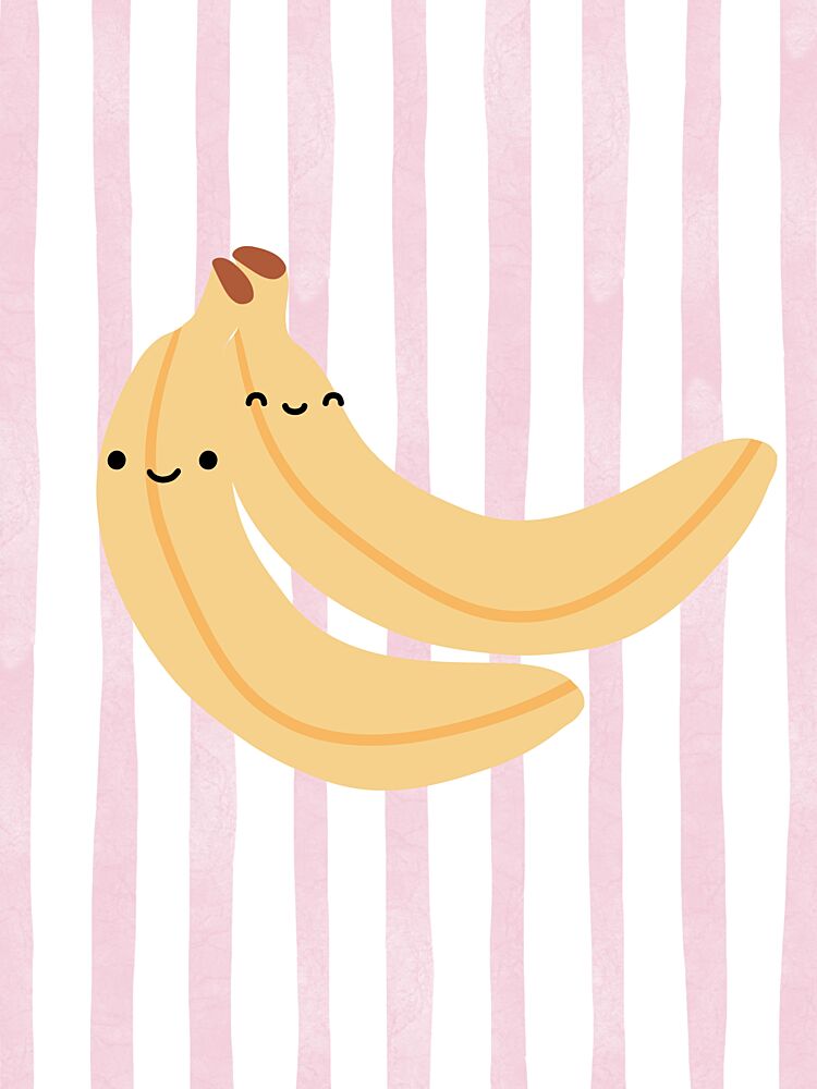 Happy Banana Friends art print by Thea.candles@outlook.com for $57.95 CAD