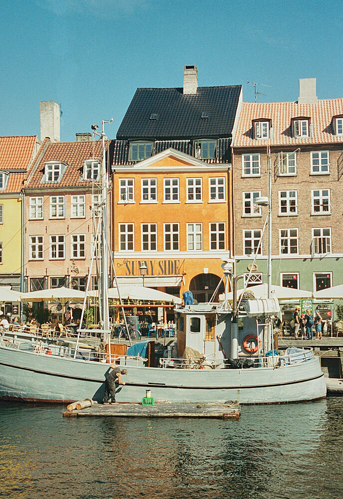 Colorful Nyhavn Harbor art print by Luca Stefanelli for $57.95 CAD