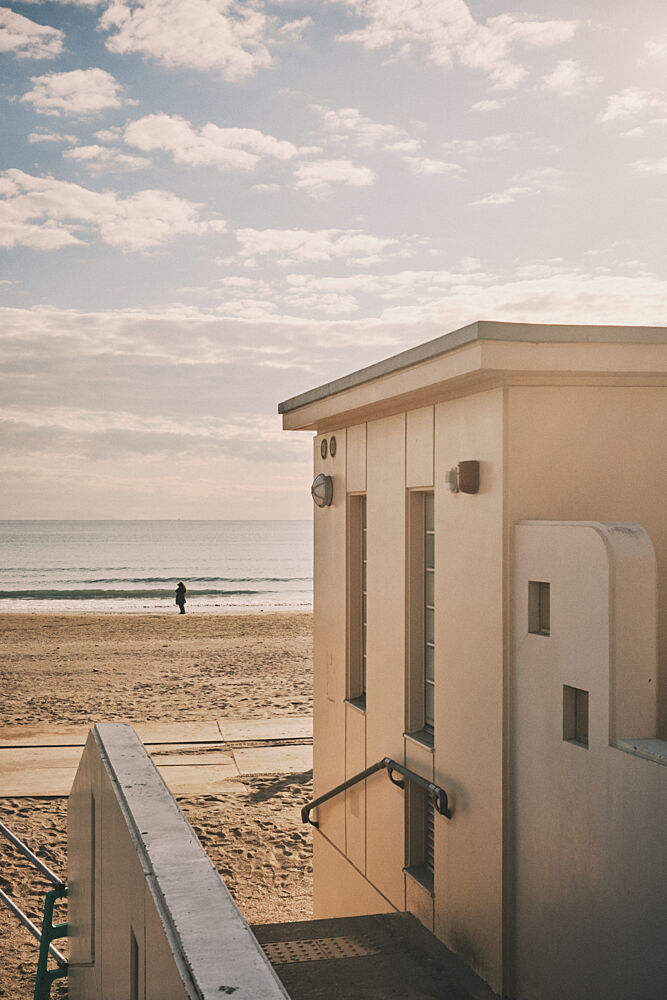 Coastal Building Solitude art print by Luca Stefanelli for $57.95 CAD