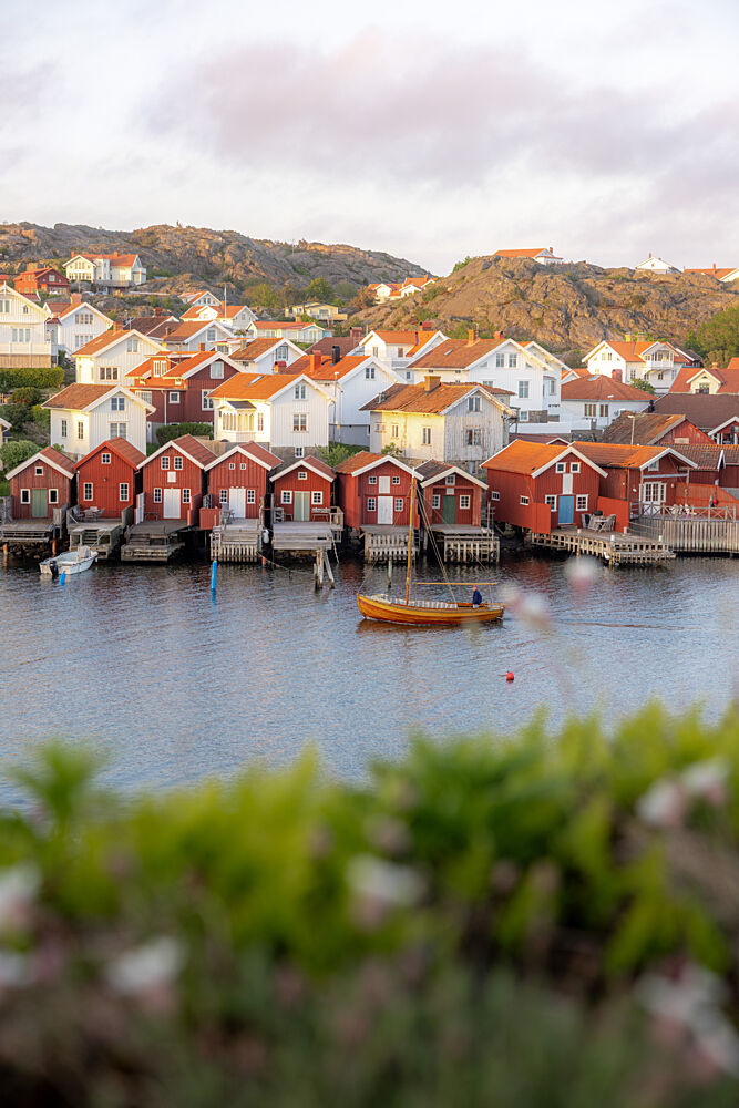Nordic Coastal Village art print by Julien Propper for $57.95 CAD