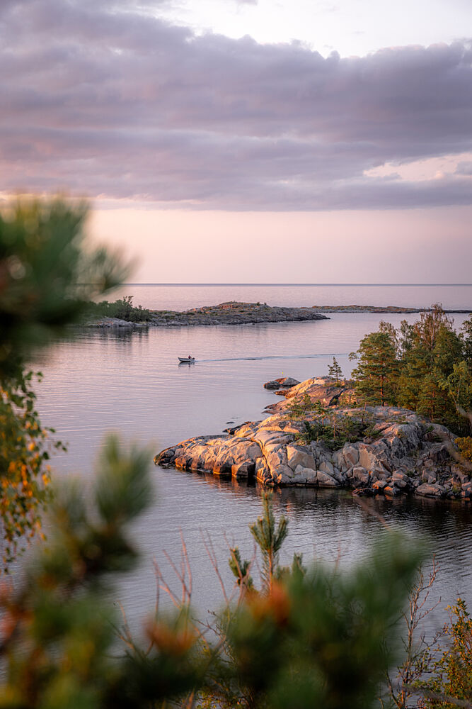 Peaceful Island Sunset art print by Julien Propper for $57.95 CAD