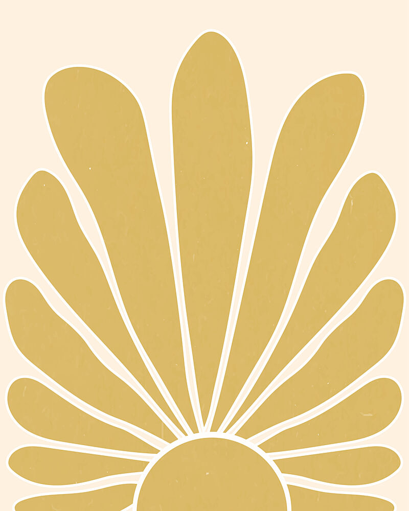 Golden Boho Sun art print by Estefani Caicedo for $57.95 CAD