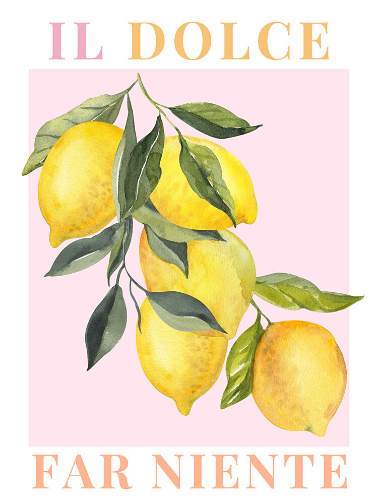 Dolce Far Niente Lemons art print by Stephanie Jeuffroy for $57.95 CAD