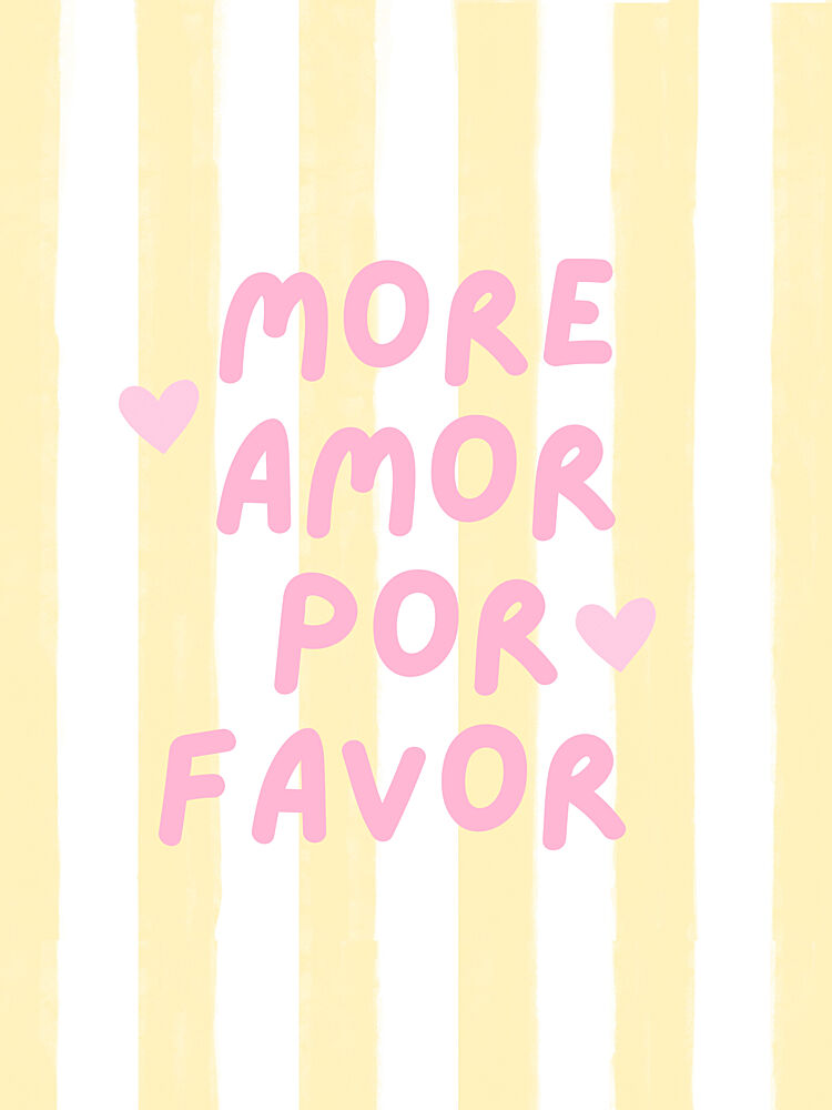 More Amor Please art print by Stephanie Jeuffroy for $57.95 CAD
