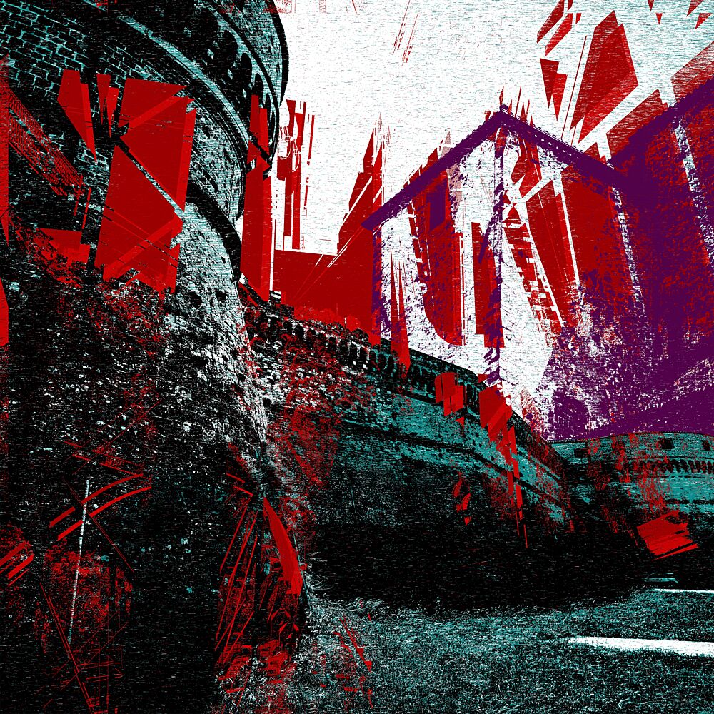 Urban Castle Abstract art print by Brut Carniollus for $57.95 CAD