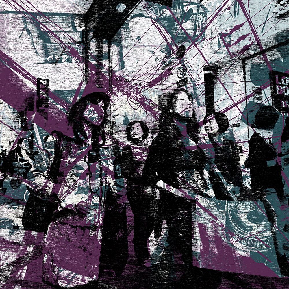 Urban Purple Flow art print by Brut Carniollus for $57.95 CAD