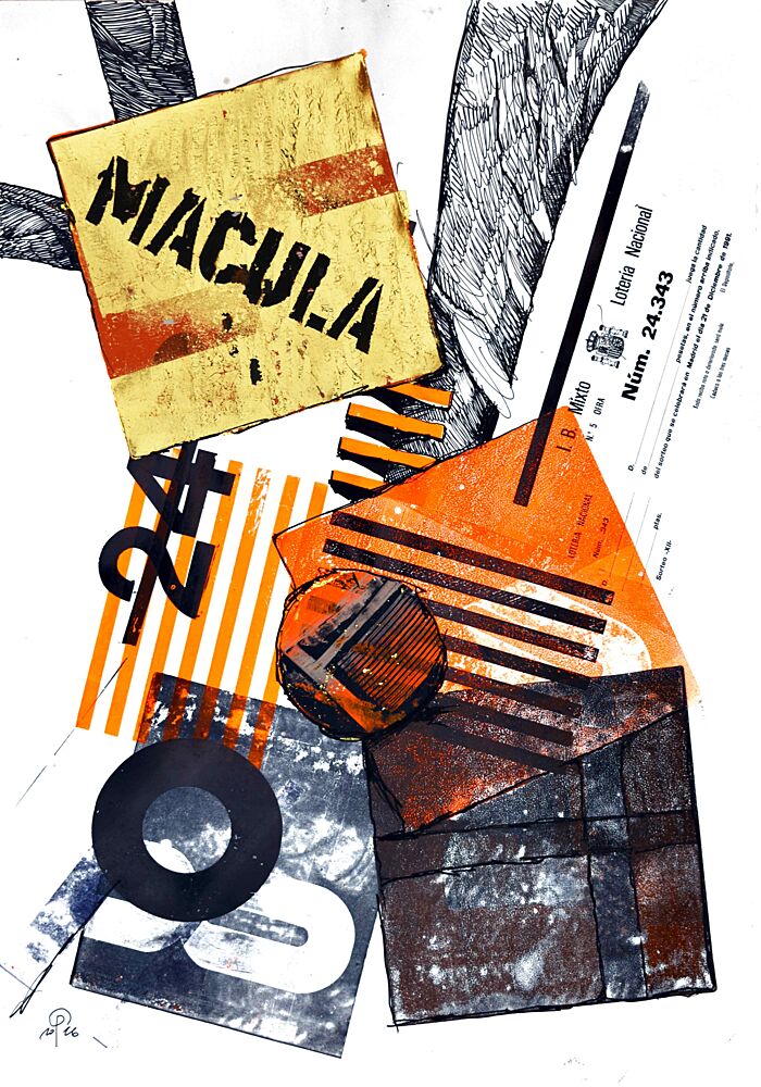 Abstract Graphic Collage art print by Oleg Pospelov for $57.95 CAD