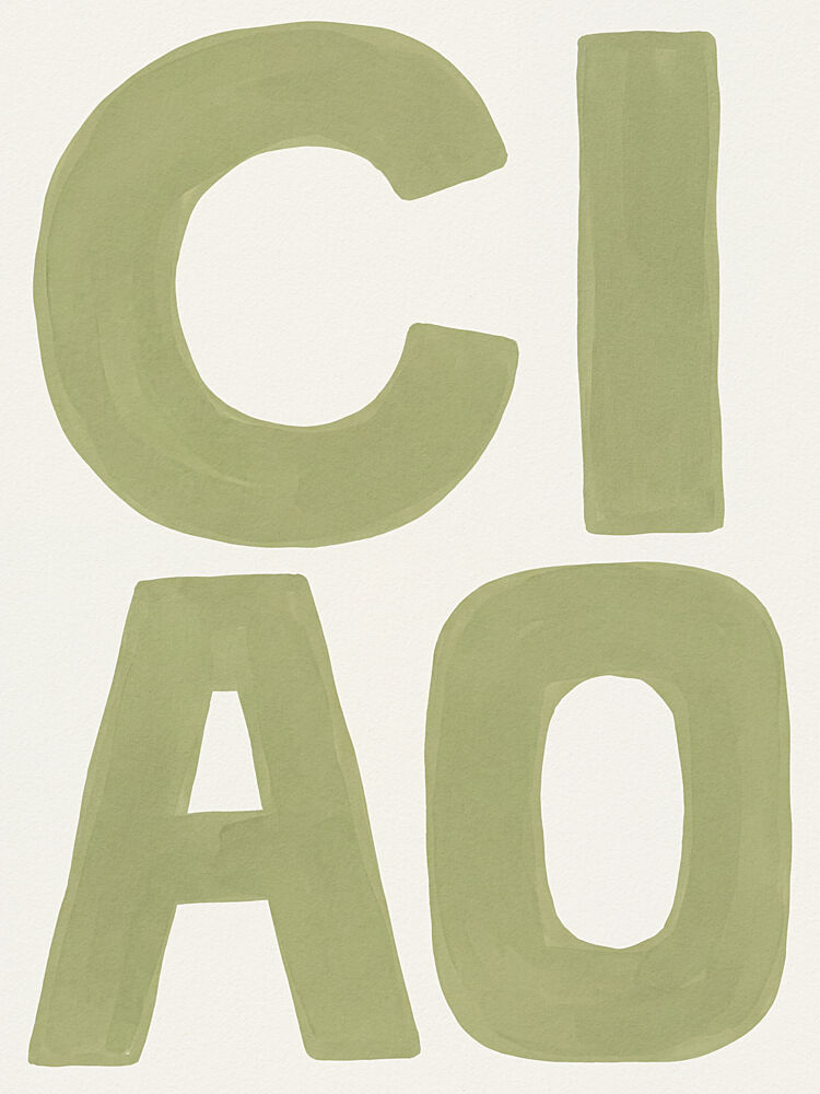 Hand Painted Ciao art print by Andreas Magnusson for $57.95 CAD