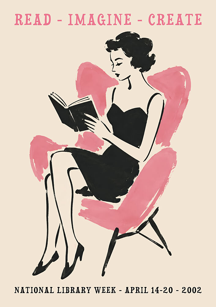 Elegant Woman Reading art print by Patryk Krygowski for $57.95 CAD