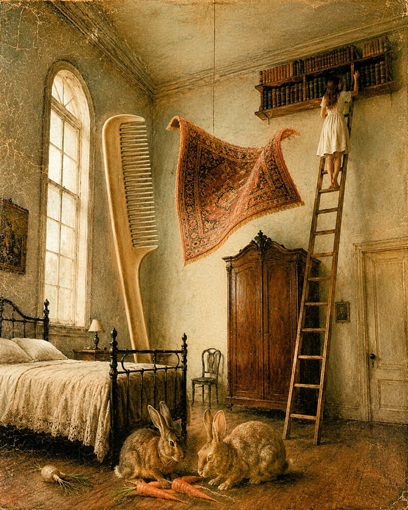 Whimsical Bedroom Dream art print by Katie Towers for $57.95 CAD
