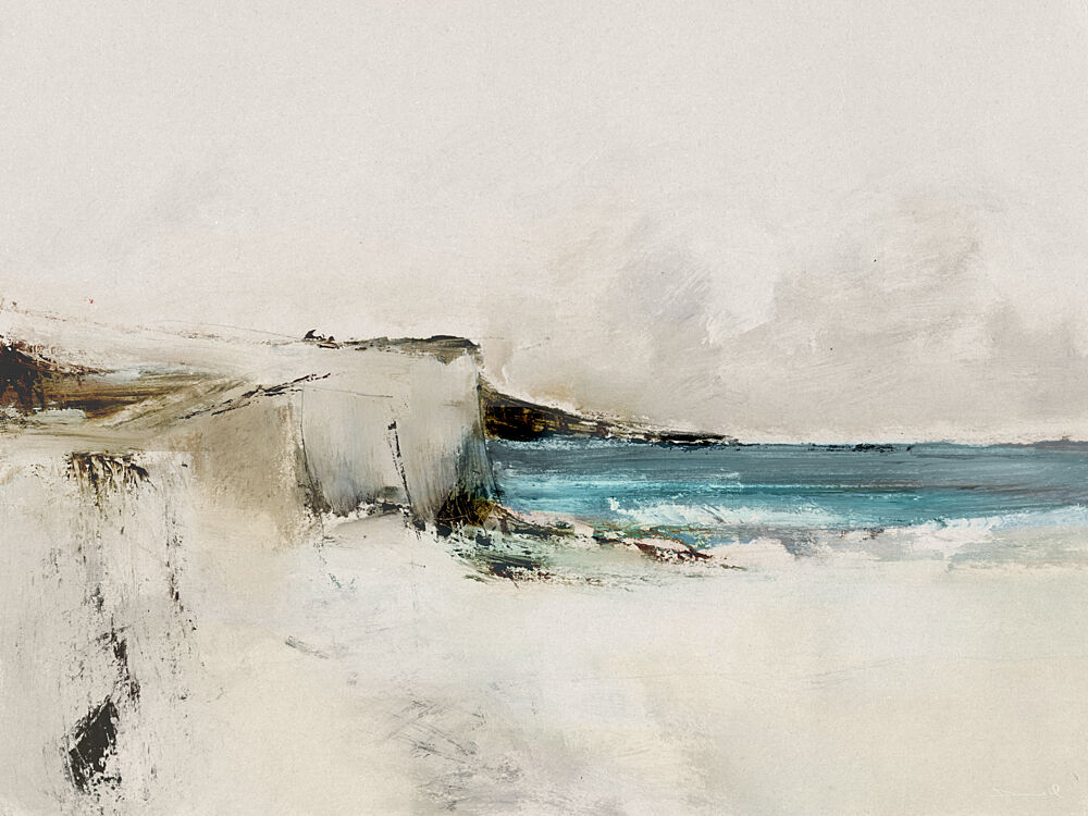 White Cliffs Ocean art print by Dan Hobday for $57.95 CAD
