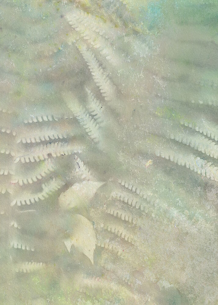 Ethereal Green Ferns art print by Maira Ribena for $57.95 CAD
