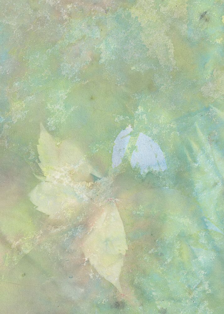 Soft Pastel Leaves art print by Maira Ribena for $57.95 CAD