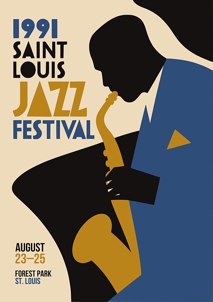 Jazz Saxophonist Silhouette art print by Patryk Krygowski for $57.95 CAD