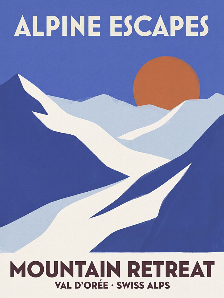 Alpine Mountain Retreat art print by Andreas Magnusson for $57.95 CAD