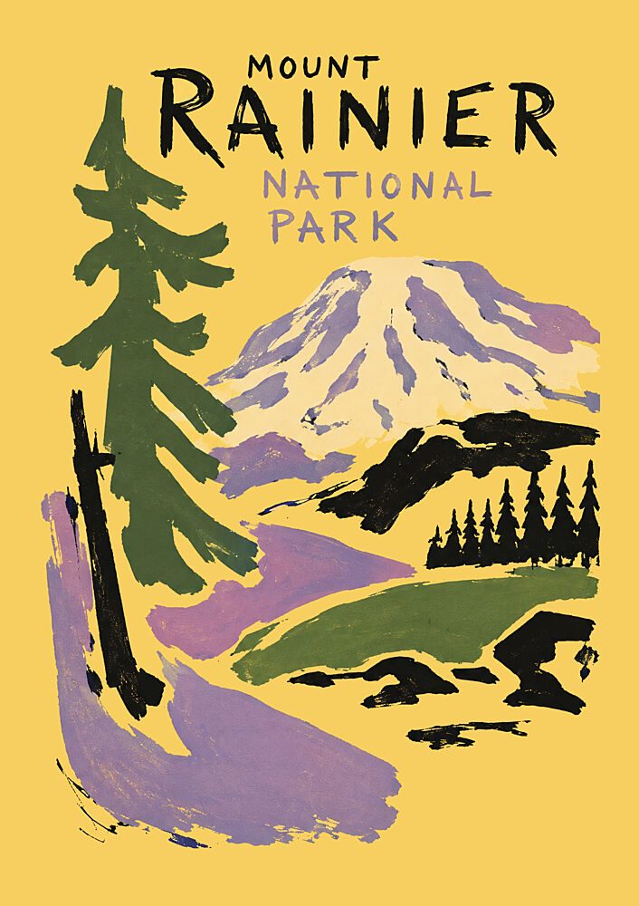 Mount Rainier National Park art print by Patryk Krygowski for $57.95 CAD