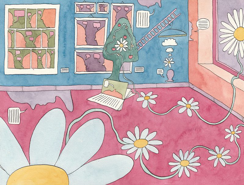 Mindscape of Daisies art print by Sandro Cocco for $57.95 CAD