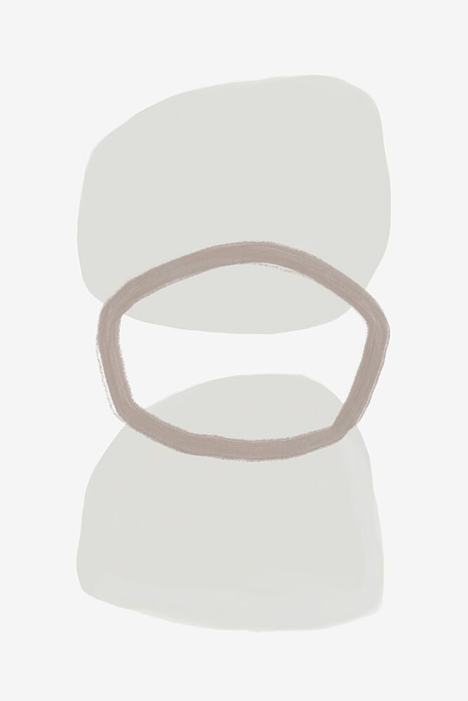 Neutral Organic Shapes art print by Uplusmestudio for $57.95 CAD