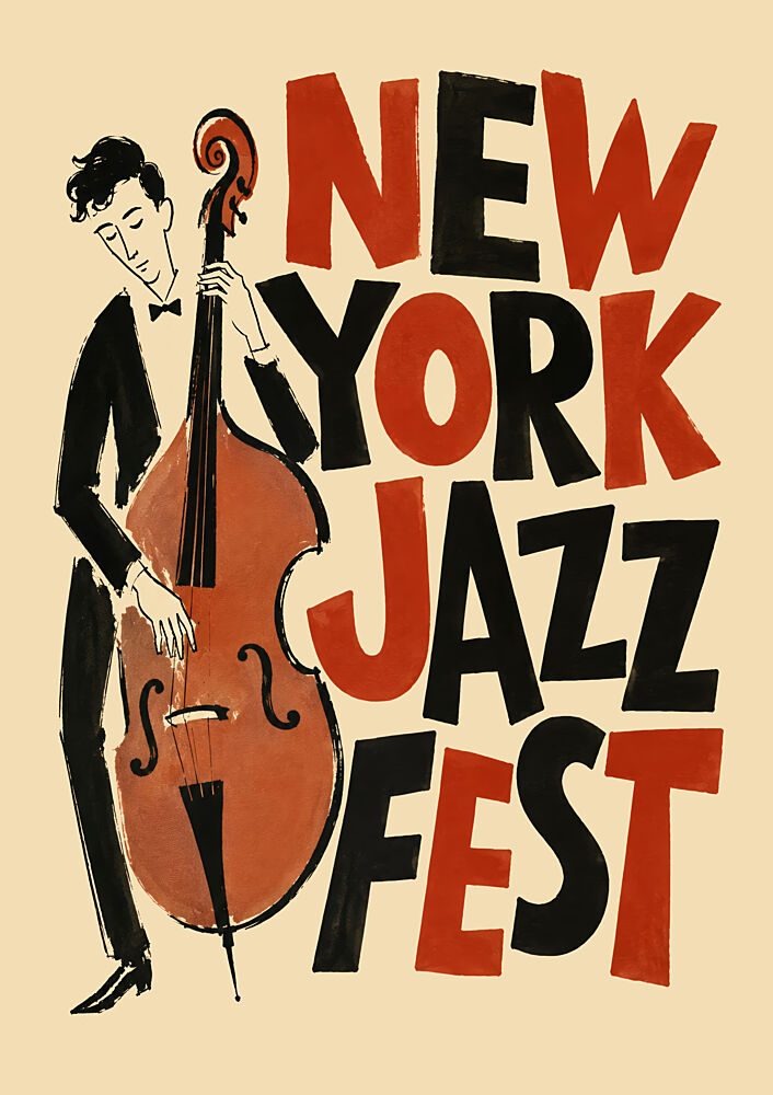 New York Jazz Fest art print by Patryk Krygowski for $57.95 CAD