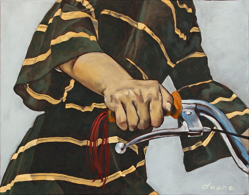 Red Tassels Cycling art print by Duane A. Brown for $57.95 CAD
