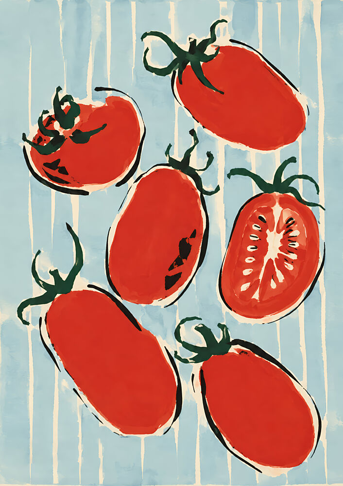 Vibrant Red Tomatoes art print by Patryk Krygowski for $57.95 CAD