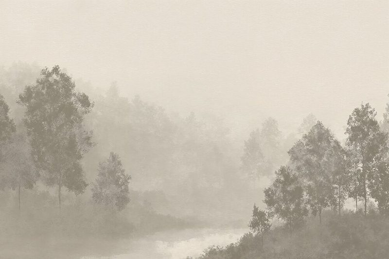 Misty Forest River art print by Marian Plajdicko for $57.95 CAD
