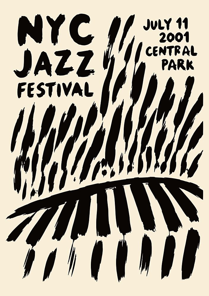 Abstract Jazz Festival art print by Patryk Krygowski for $57.95 CAD