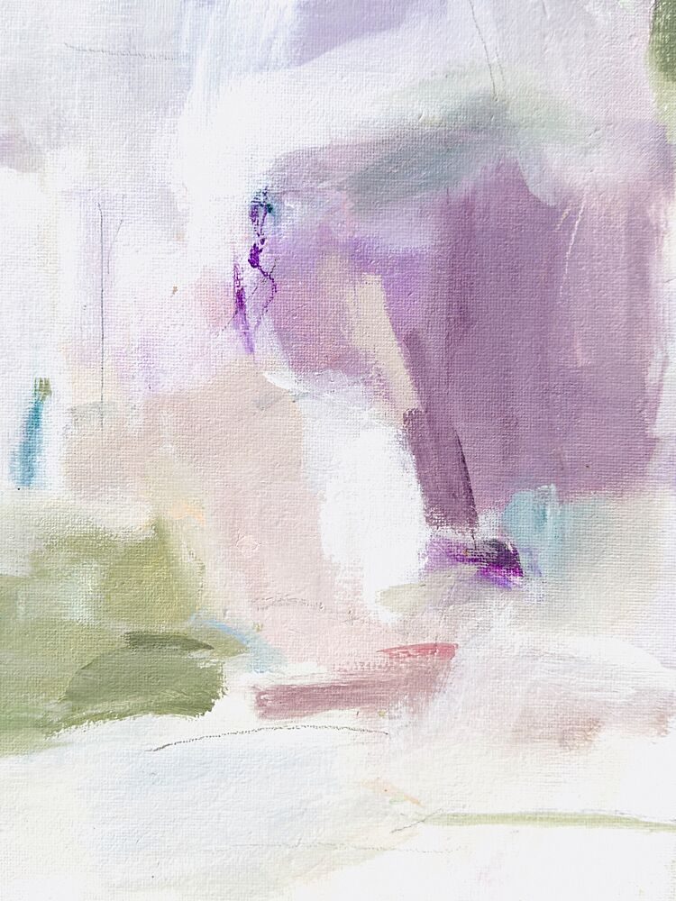 Gentle Pastel Abstract art print by Arohika Verma for $57.95 CAD