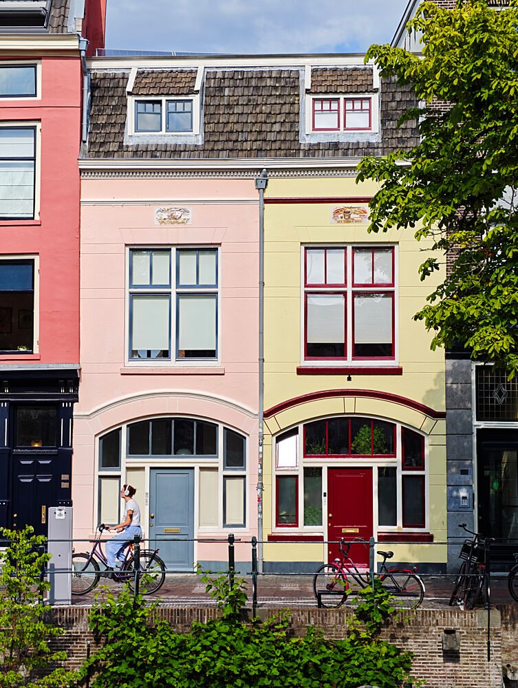Colorful Dutch Canal Houses art print by Shot by Clint for $57.95 CAD
