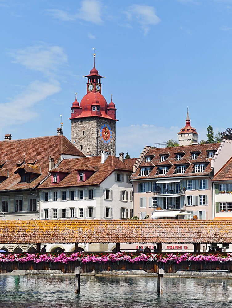 Chapel Bridge Lucerne View art print by Shot by Clint for $57.95 CAD